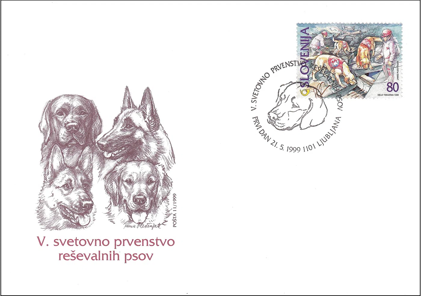 5. SVETOVNO PRVENSTVO REŠEVALNIH PSOV